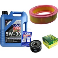 Inspektionspaket 5L Liqui Moly Longtime 5W-30 FüR Dacia Sandero Logan MCV 1.4