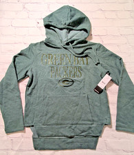 Womens Small NFL Sleepwear Green Bay Packers Hooded Sweatshirt Hoodie NEW