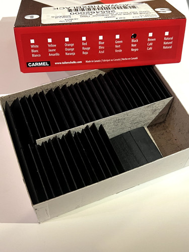 Carmel Super-Glide Tailor Chalk Black with Box (38 of 48 pcs)