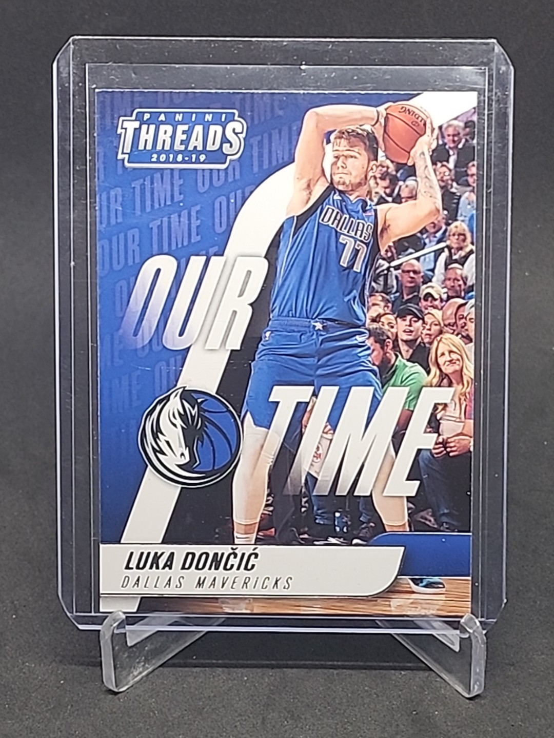 2018-19 Panini Threads Luka Doncic Our Time Rookie Year Insert #15