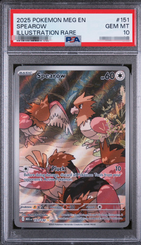 Spearow graded PSA 10 for sale on eBay