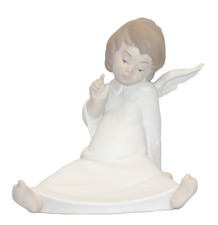 Lladro Angel Admirativo #4962  Matte Finish Fine Porcelain Figurine Wondering