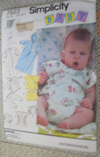 Simplicity 8903 Infant Diaper Cover Panties Shirt Buntion Toy Sz NB - 18M Uncut