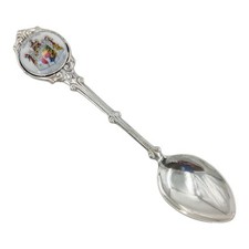 Furstentum Liechtenstein Souvenir Spoon Silverplate Coat Of Arms Collect