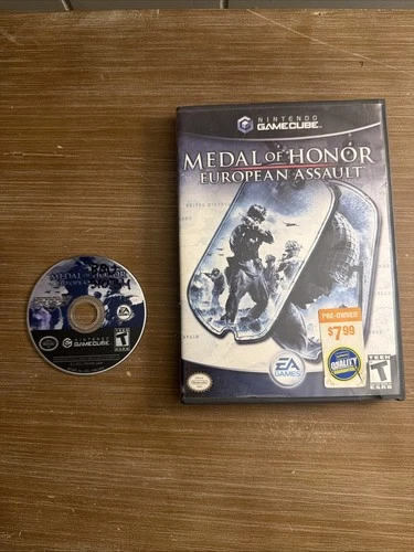 Medal of Honor European Assault GameCube No Manual Tested Works GC Authentic