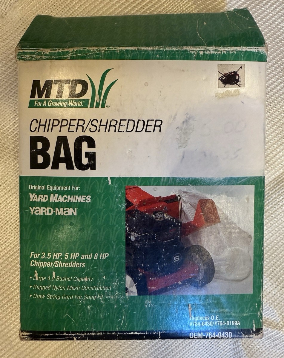 MTD Chipper Shredder REPLACEMENT BAG Yard Machines Yard-Man Cub Cadet  764-0430