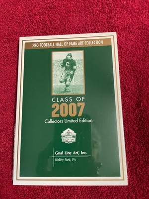 GoalLineArt ProFootballHOF Class of 2007 HickersonIrvinMathewsSandersThomasWehrl