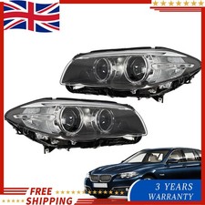 Pair Headlights Left & Right Side 7317133 7317134 For BMW 5 Series F10 13-17