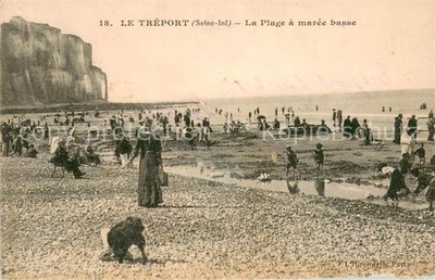 Le Treport La Plage a maree basse