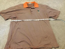 Vintage Pine Valley Mens Nick Price Cool-luxe Orange Golf Polo Shirt Large