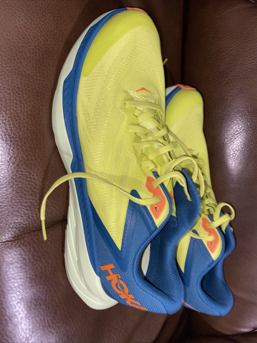 Hoka One One Mens Zinal Trail Running Shoes Hiking Yellow Pre Owned Men main image 4