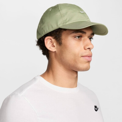 Nike Dri Fit Club Cap Green Swoosh Strapback Unisex Size M/L Nike Dri Fit Club Cap Green Swoosh Strapback Unisex Size M/L