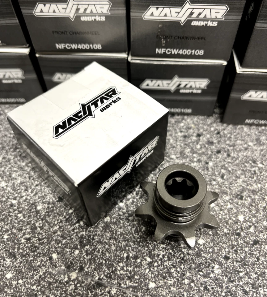 KTM SX-E5 Front Sprocket 8T Husqvarna EE5 Gas Gas MC-E5 NACSTAR 45445018008 - Image 4 of 4