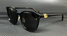 GUCCI GG1180SK 002 Black Grey Women's 56 mm XL Size Sunglasses