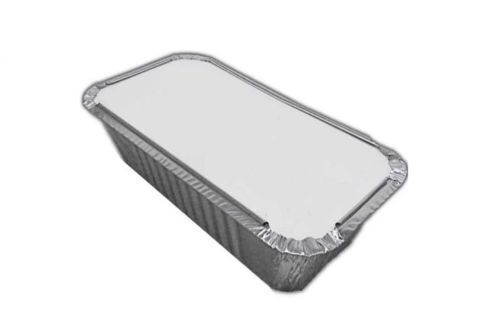 No 6a ALUMINIUM FOIL FOOD CONTAINERS + LIDS - PERFECT FOR TAKEAWAYS OR HOME USE GU11131