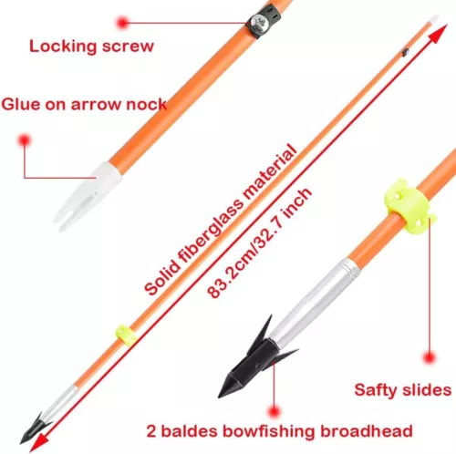 20-70lbs Bowfishing Set Adjustable Archery Compound Bow Fishing Hunt 320fps - Picture 14 of 28