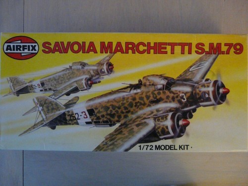 Maquette Avion Airfix Savoia-Marchetti S.M.79 - Échelle 1/72 - Occasion Jamais Montée - Très Bon État