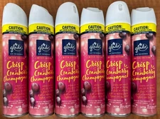 Glade Air Freshener Spray Crisp Cranberry Champagne 8.3 Oz 6 PCK Holiday Sangria