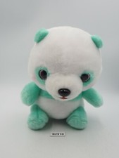 Panda no Aka-chan B2910 Green Amuse Plush 6" Stuffed Toy Doll Japan