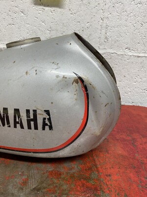 yamaha gt 80 Gas Fuel Petrol Tank Silver Vintage | eBay