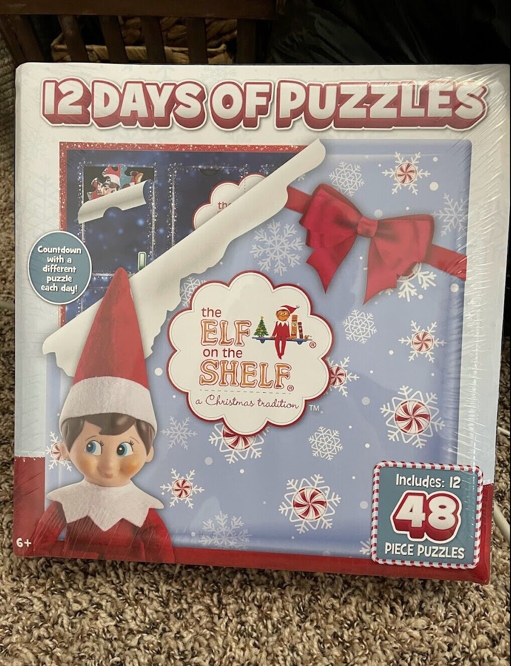 Elf On The Shelf - 12 days of Puzzles - Advent Calendar 