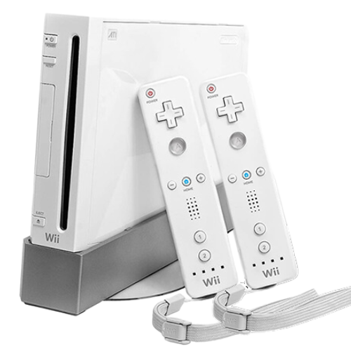 Nintendo Wii Console Inc Mario Kart + 2 Games Steering Wheel 2