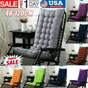 Soft Lounger Cushion Recliner Rocking Chair Pad Home Garden Removable Seat Cover 