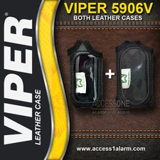 Viper 5906V Protective LEATHER REMOTE CONTROL CASES For Both Remotes 7654V 7945V