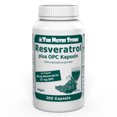Resveratrol plus OPC vegane Kapseln 200 Stk. - PZN: 05979098