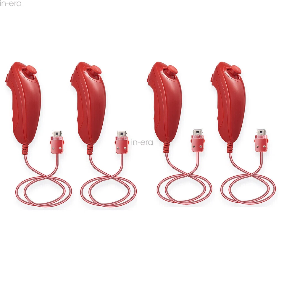 1 2 or 4 pack of Blue Nintendo Nunchucks for Nintendo Wii or Wii U Remote - Image 3 of 4