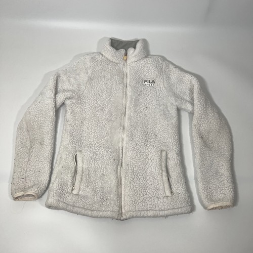 Fila Sport Womens Jacket Small White 