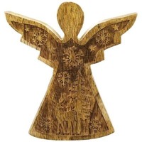 Engel Dost, Holz, 18X2,5X19 Cm Deko Geschenk Schutzengel