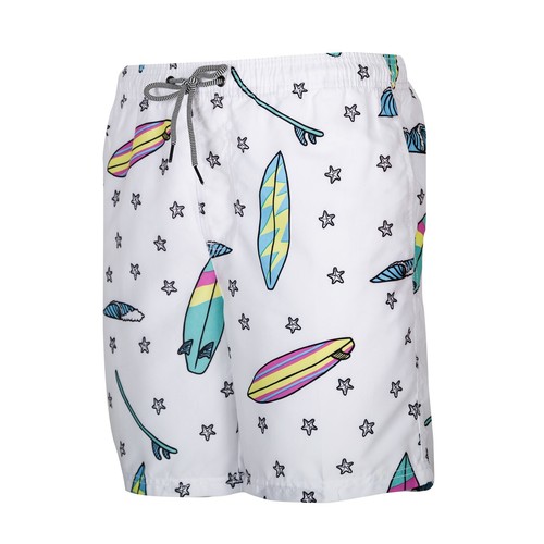 Men's Swim Trunks Quick Dry Beach Shorts with Mesh Lining Bathing Suit Swimwear - Picture 7 of 14