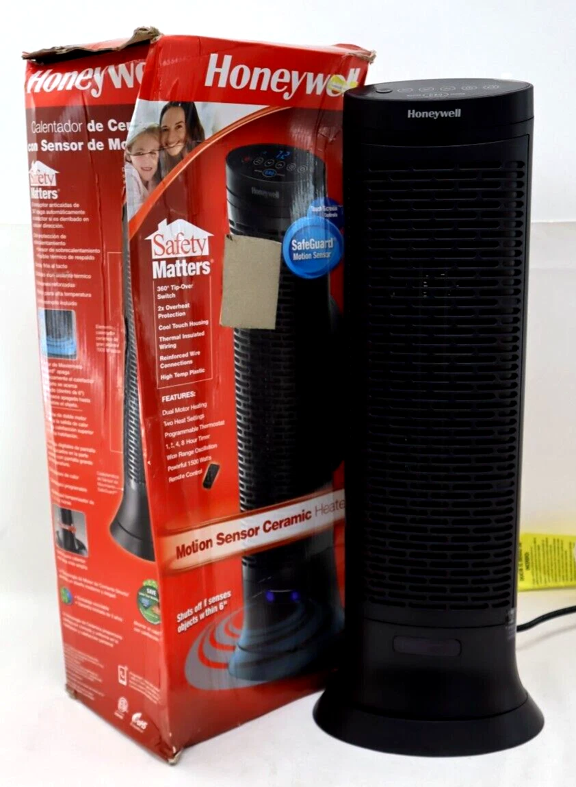 Honeywell HCE353B Digital Ceramic Tower Heater - Black 1 YEAR WARRANTY  FREESHIPP | eBay