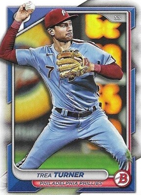 2024 Bowman #4 Trea Turner
