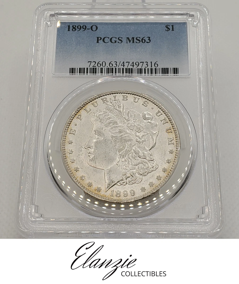 MS 63 Graded 1899 Year Morgan US Dollars (1878-1921) for sale | eBay