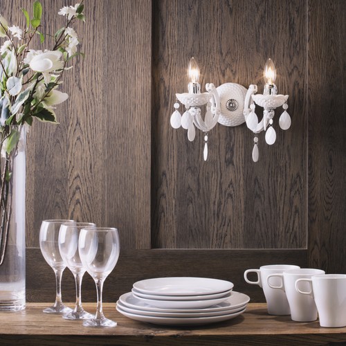 Litecraft Marie Therese Chandelier & Wall Light Multi Arm - 8 Colours - Picture 61 of 154