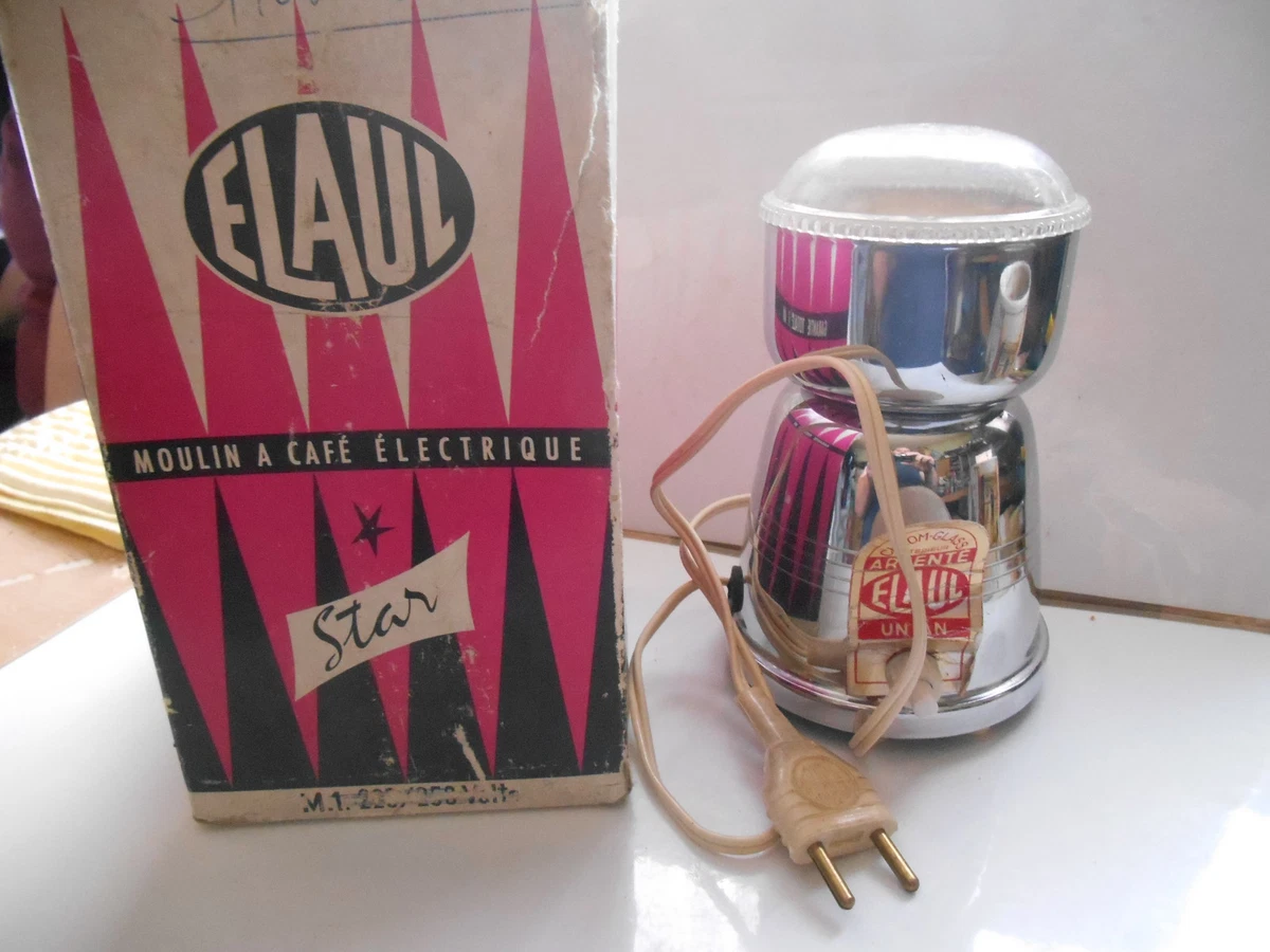 elaul star 50's coffee mill - vintage elaul star coffee grinder 110v