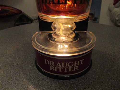 VINTAGE TROPHY BEER SIGN LIGHTED DRAFT BITTER WALL MOUNT OR BAR TOP VHTF - Picture 3 of 9