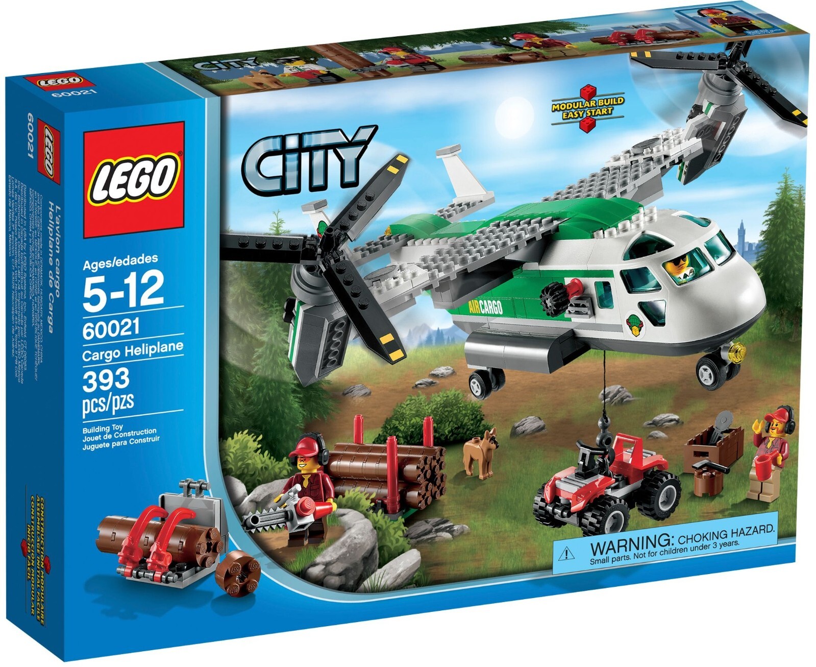 LEGO 60021 CITY: Cargo Heliplane Brand new Sealed Discontinued 2013