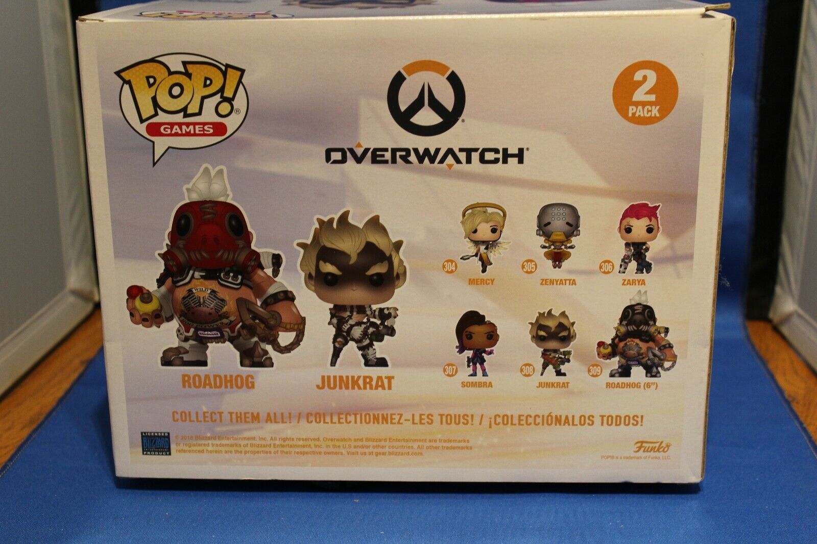 Funko Pop! Games Overwatch Roadhog And Junkrat 2 Pack Exclusivo - Moça do  Pop - Funko Pop é aqui!