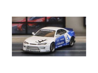 NISSAN Silvia S15 - Pandem Rocket Bunny - white / blue - Street