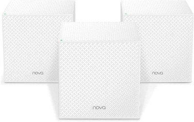 Tenda Nova MW12 Mesh WLAN System AC2100 Tri-Band WLAN Mesh System weiß