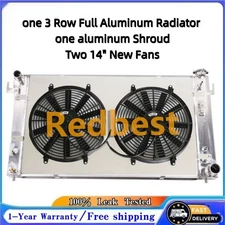 3Row Radiator+Shroud+Fan For 1994-2002 Dodge Ram 1500/2500/3500 Pickup 3.7L/8.0L