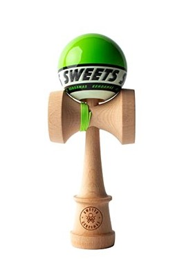 Süßigkeiten Kendamas Kendama SWEETS STARTER grün 16,8 cm