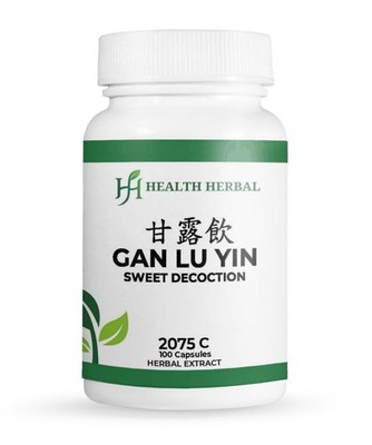 Health Herbal 2075C Gan Lu Yin & Sweet Decoction 100 Capsules 2 Bottles