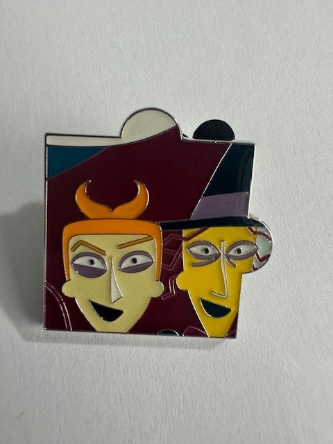 Loungefly Lock and Shock Nightmare Before Christmas Puzzle 2020 Disney Pin F8