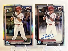 2024 Bowman Draft Seaver King 1st Bowman Auto Plus 1st Bowman Refractor