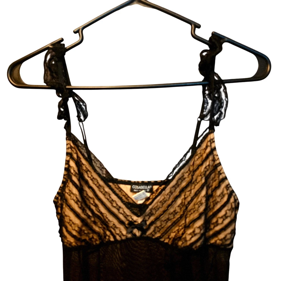 Camisón Cosabella Italia Chemise semi transparente talla grande Foto 3 de 4