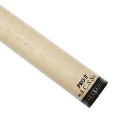 ADAM Billiard Shaft ACSS PRO2 Curly Maple 10-Thread New Musashi Ring Black